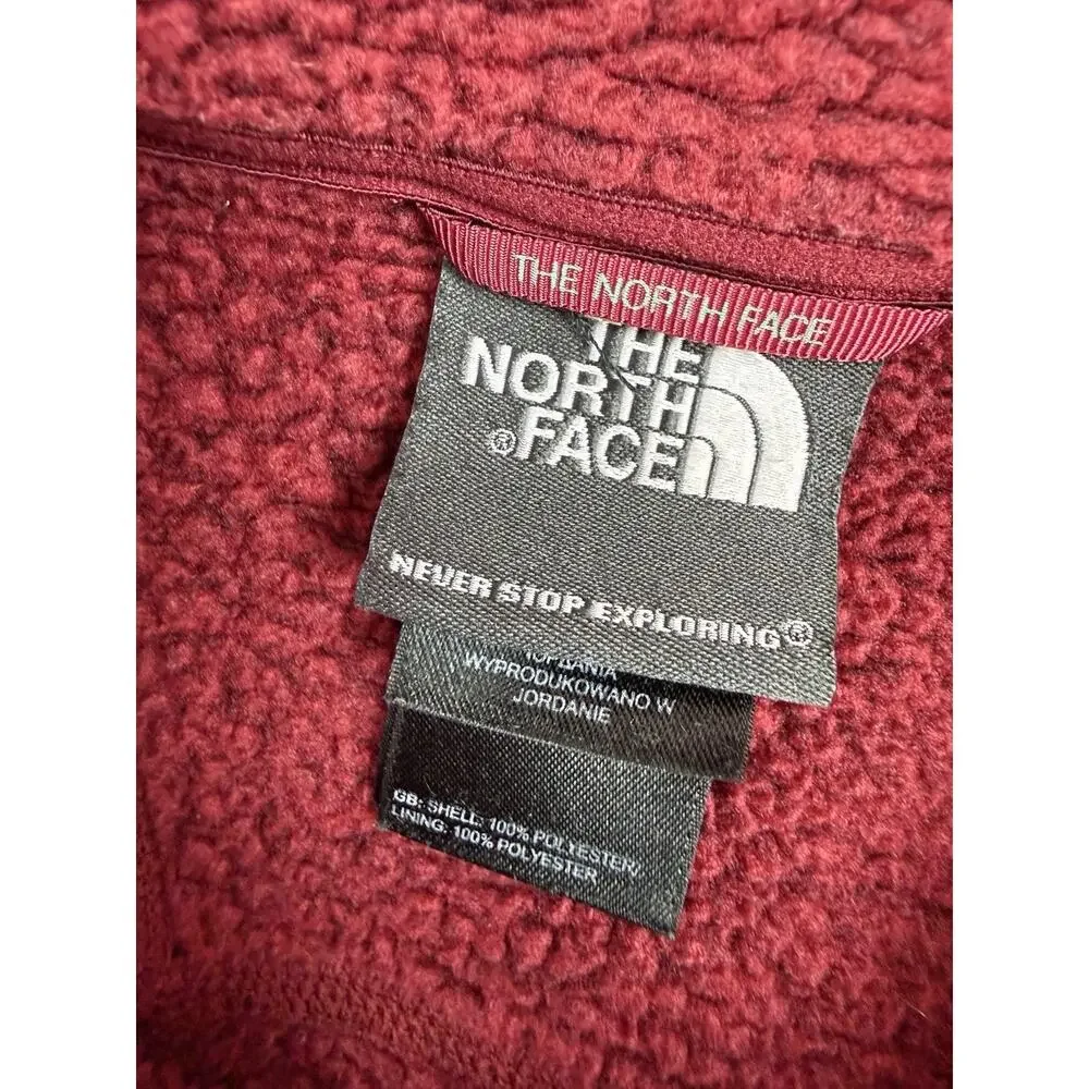 The North Face Gordon Lyons 1/4 Zip Fleece Pullover Red Heather Men’s XXL